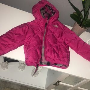The North face reversible jacket size 2T